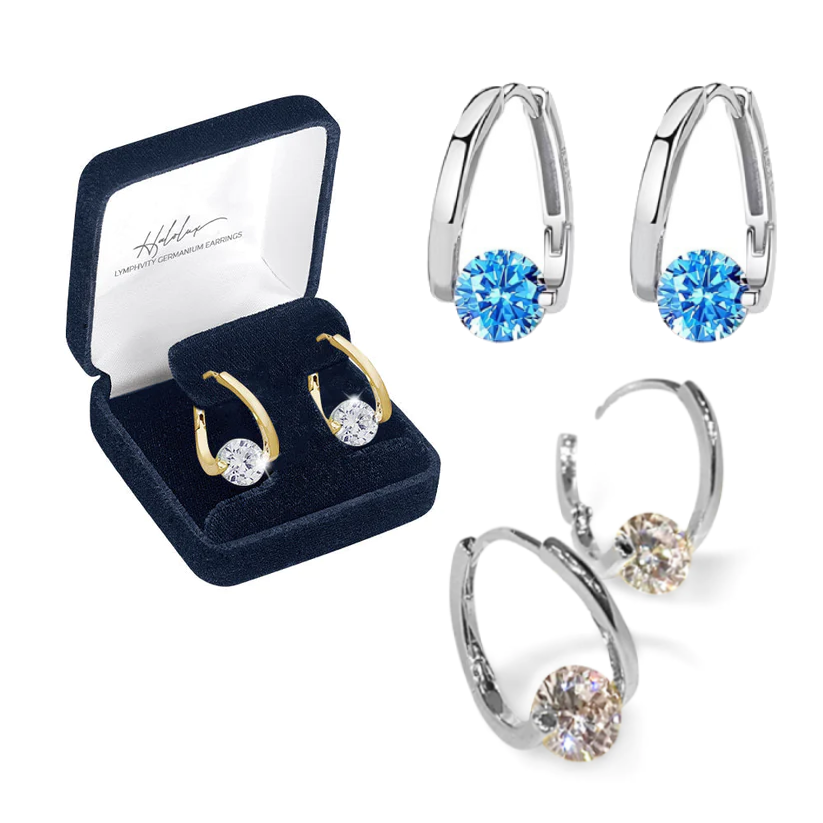 đ„LAST DAY SALE-80% OFF)Histone Lymphvitc MagneTherapy Germanium Earrings