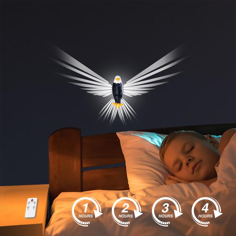 Mounted Eagle Night Light with Remote Control