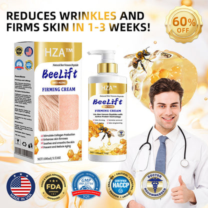 💐🐝HZA™ BeeLift Anti-Aging Firming Cream,Address Crepe & Sagging(🔥74% Off for a Limited Time!)